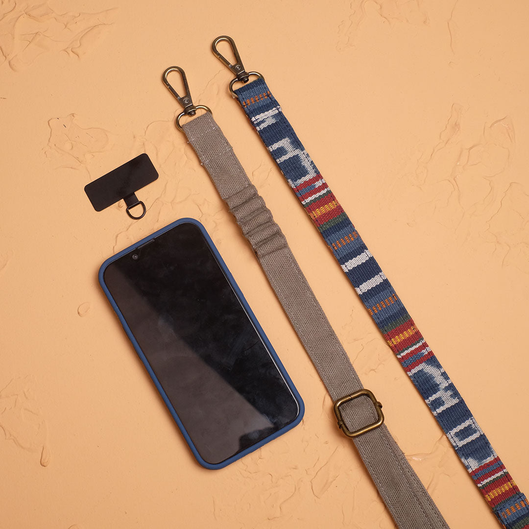 Ambai Haa - Handwoven Natural Dye Phone Strap | Noesa