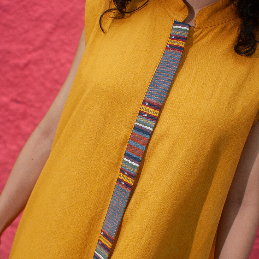 Palis - Sleeveless Dress Natural Dye | Noesa