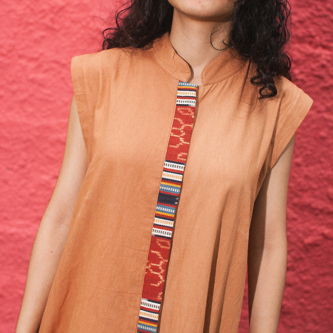 Palis - Sleeveless Dress Natural Dye | Noesa