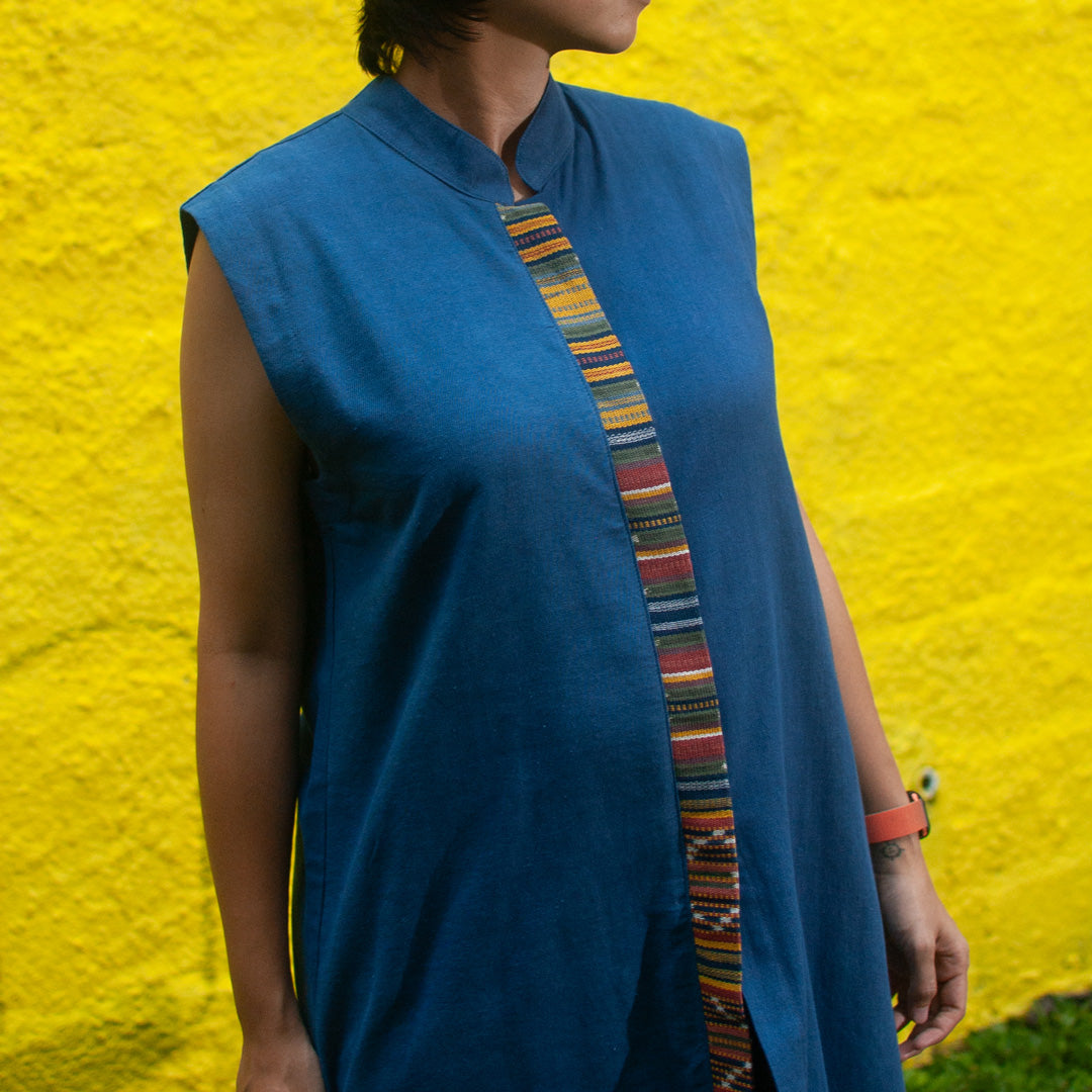 Palis - Sleeveless Dress Natural Dye | Noesa