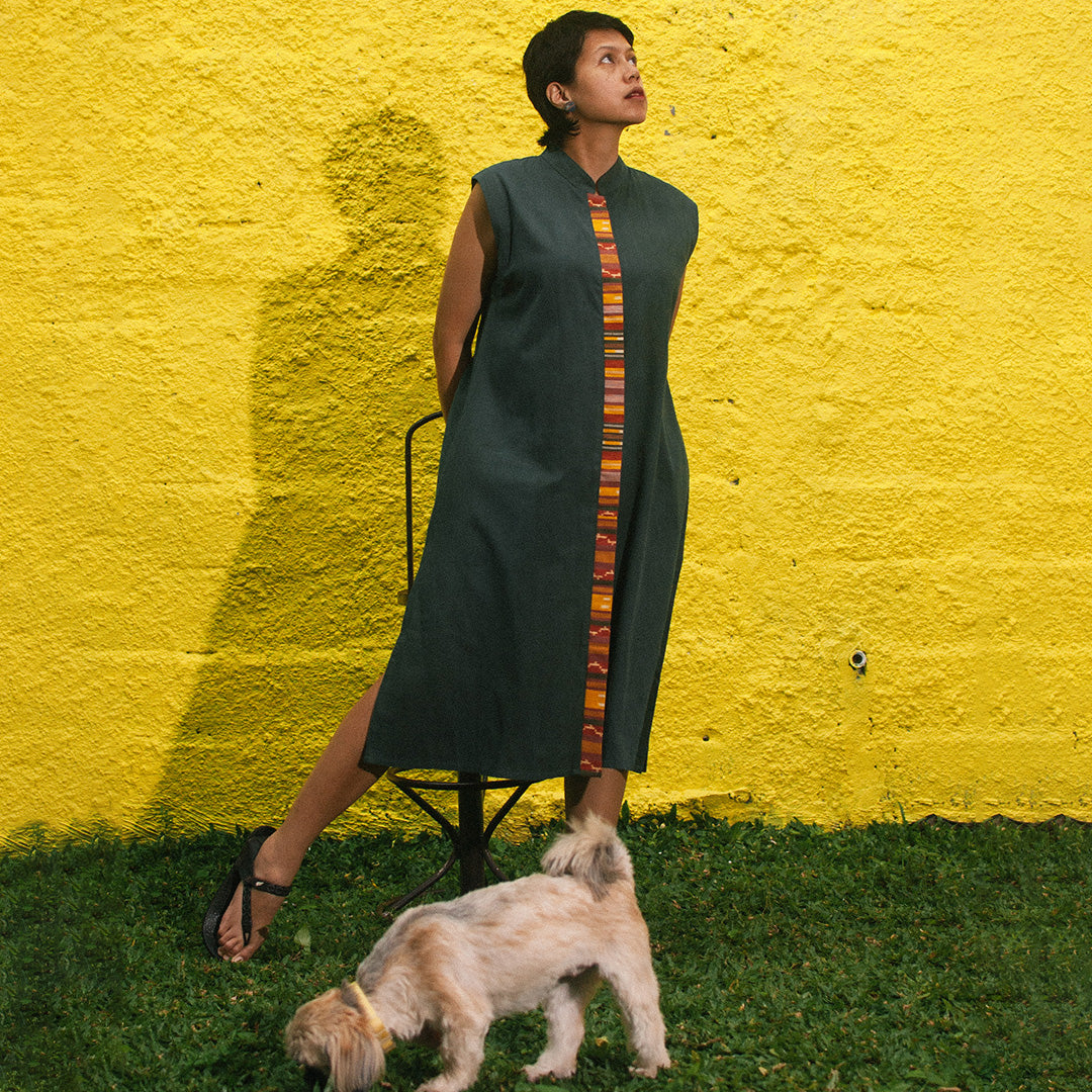 Palis - Sleeveless Dress Natural Dye | Noesa
