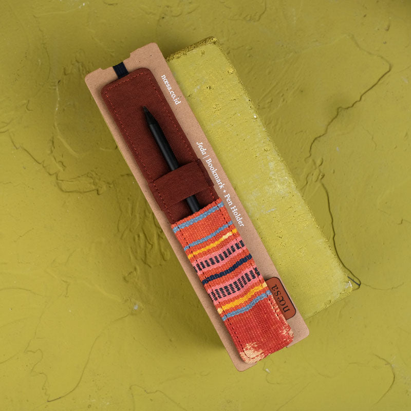 Jeda - Cloth Bookmark and Pen Holder | Noesa