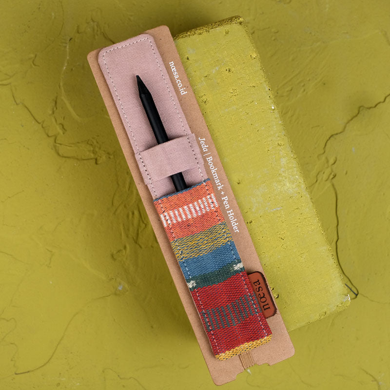 Jeda - Cloth Bookmark and Pen Holder | Noesa