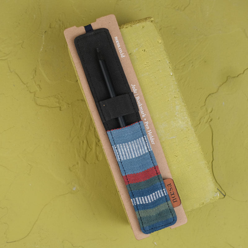 Jeda - Cloth Bookmark and Pen Holder | Noesa