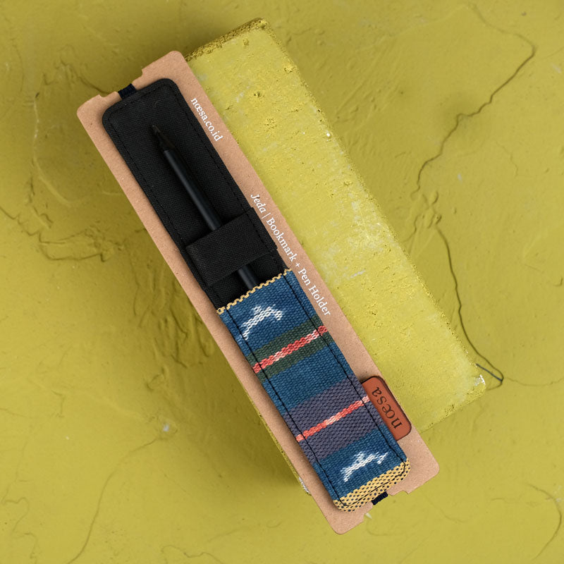 Jeda - Cloth Bookmark and Pen Holder | Noesa