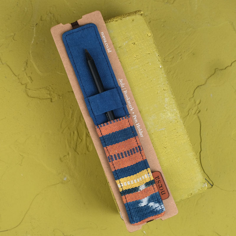 Jeda - Cloth Bookmark and Pen Holder | Noesa
