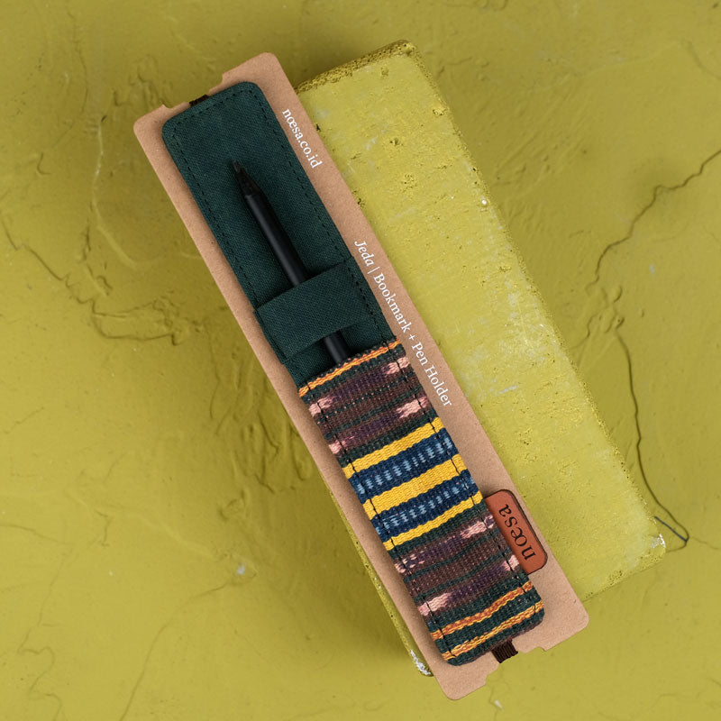 Jeda - Cloth Bookmark and Pen Holder | Noesa