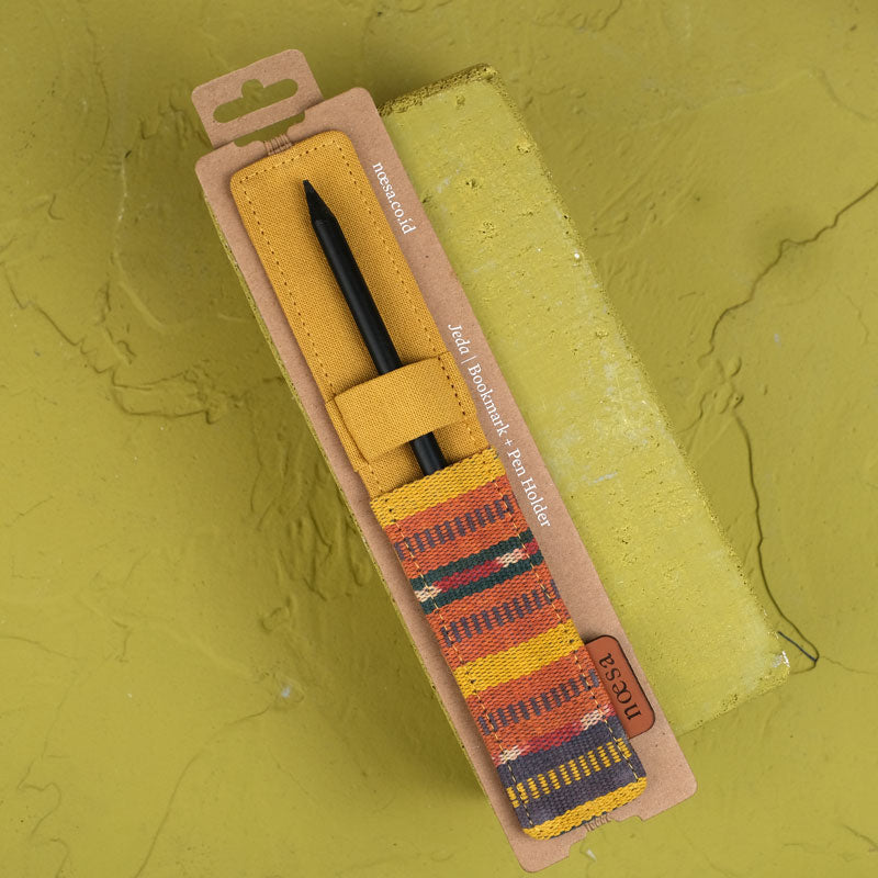 Jeda - Cloth Bookmark and Pen Holder | Noesa