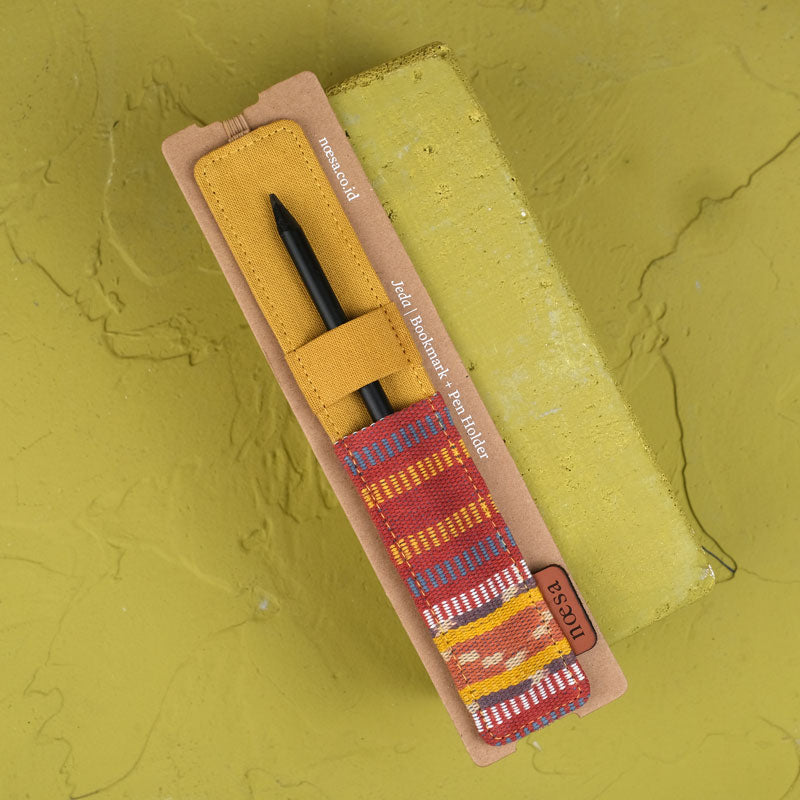 Jeda - Cloth Bookmark and Pen Holder | Noesa