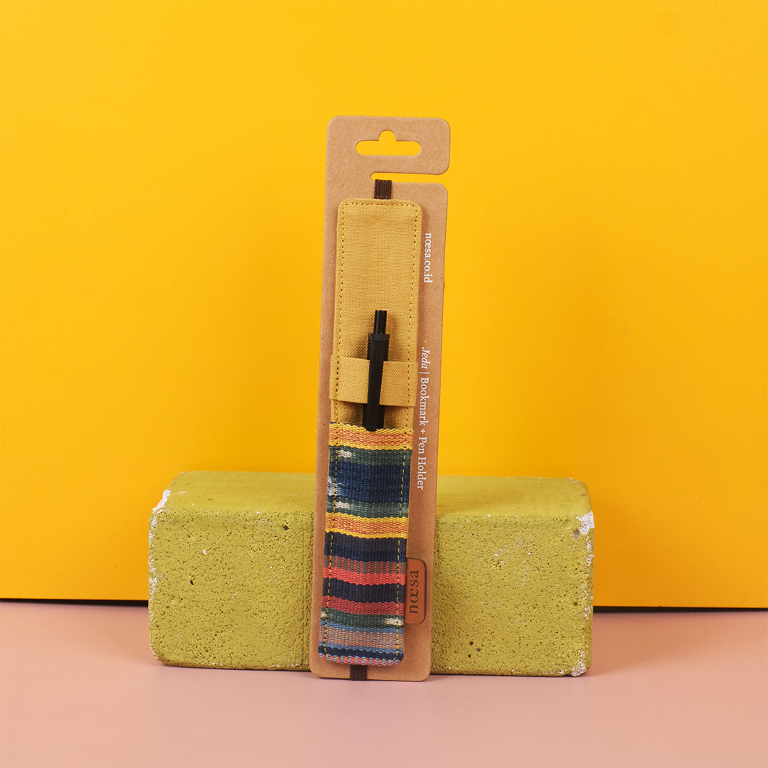 Jeda - Cloth Bookmark and Pen Holder | Noesa
