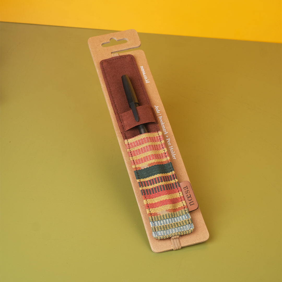 Jeda - Cloth Bookmark and Pen Holder | Noesa