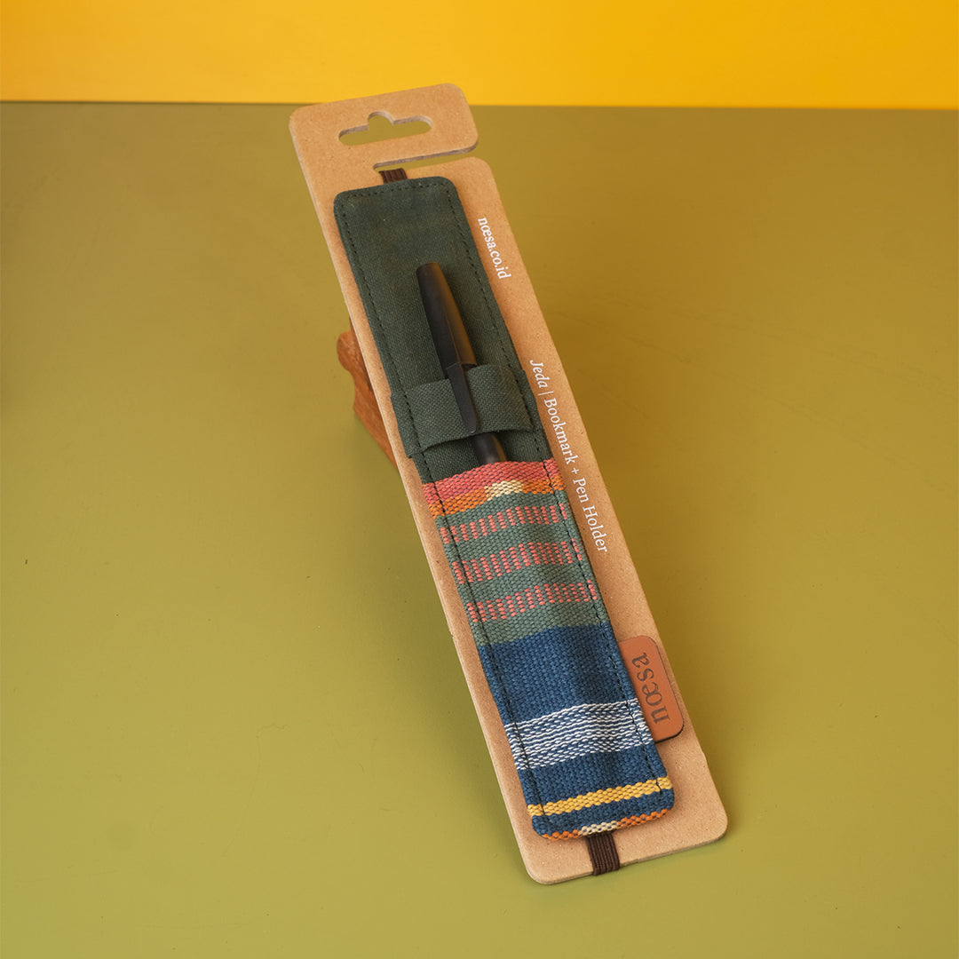 Jeda - Cloth Bookmark and Pen Holder | Noesa