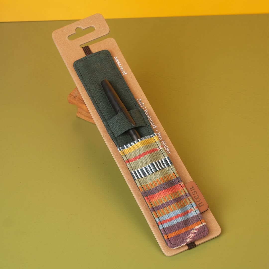 Jeda - Cloth Bookmark and Pen Holder | Noesa