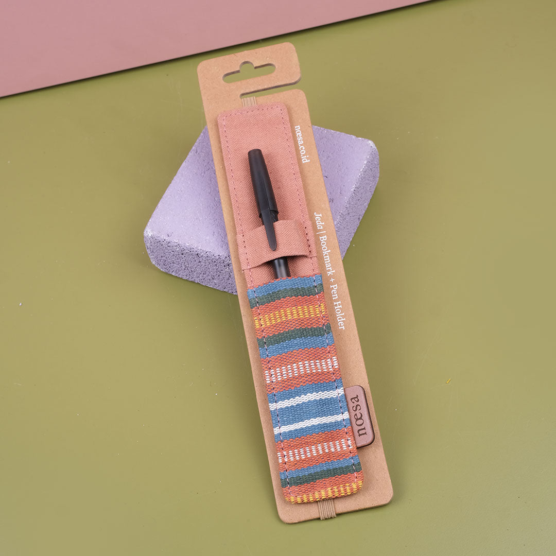 Jeda - Cloth Bookmark and Pen Holder | Noesa