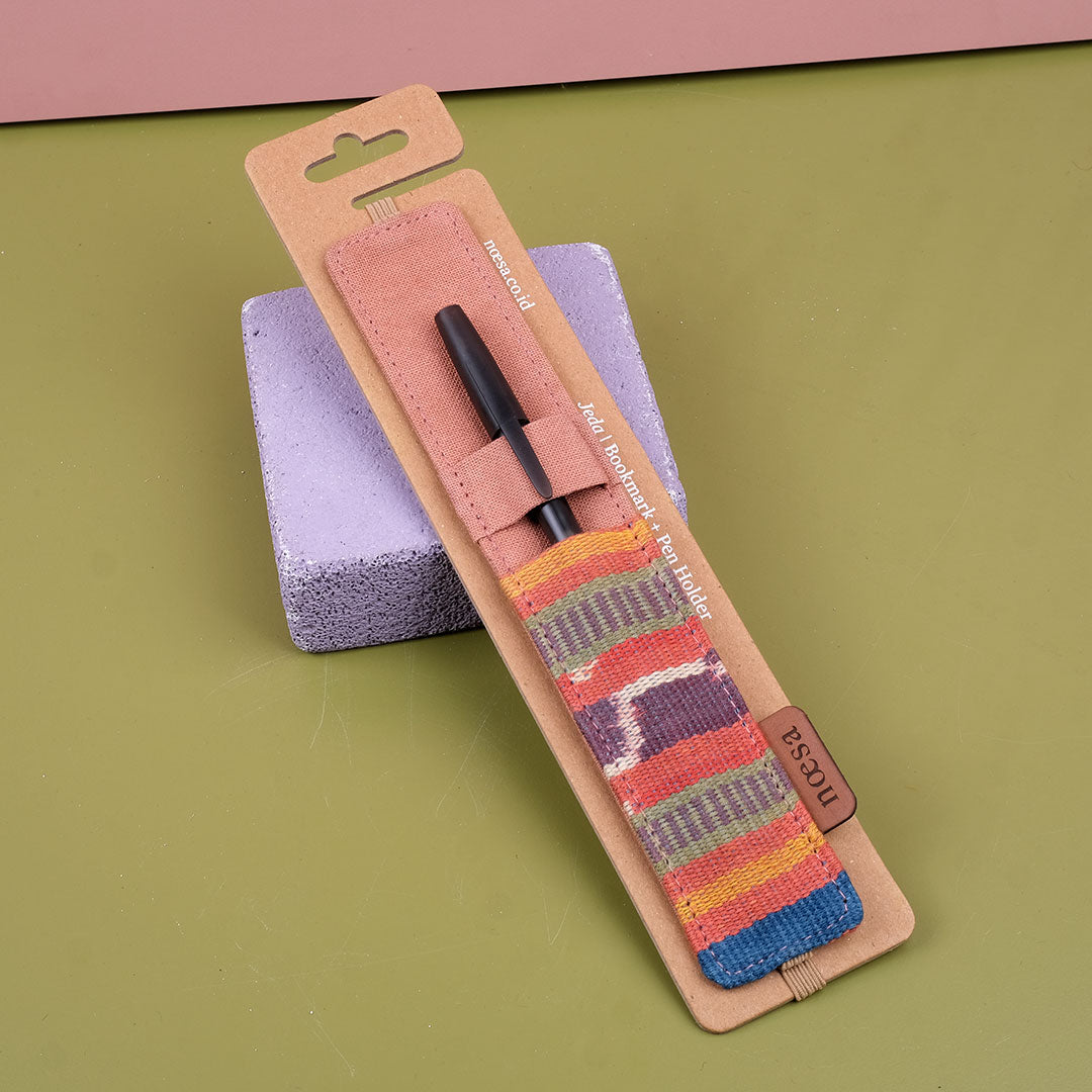 Jeda - Cloth Bookmark and Pen Holder | Noesa