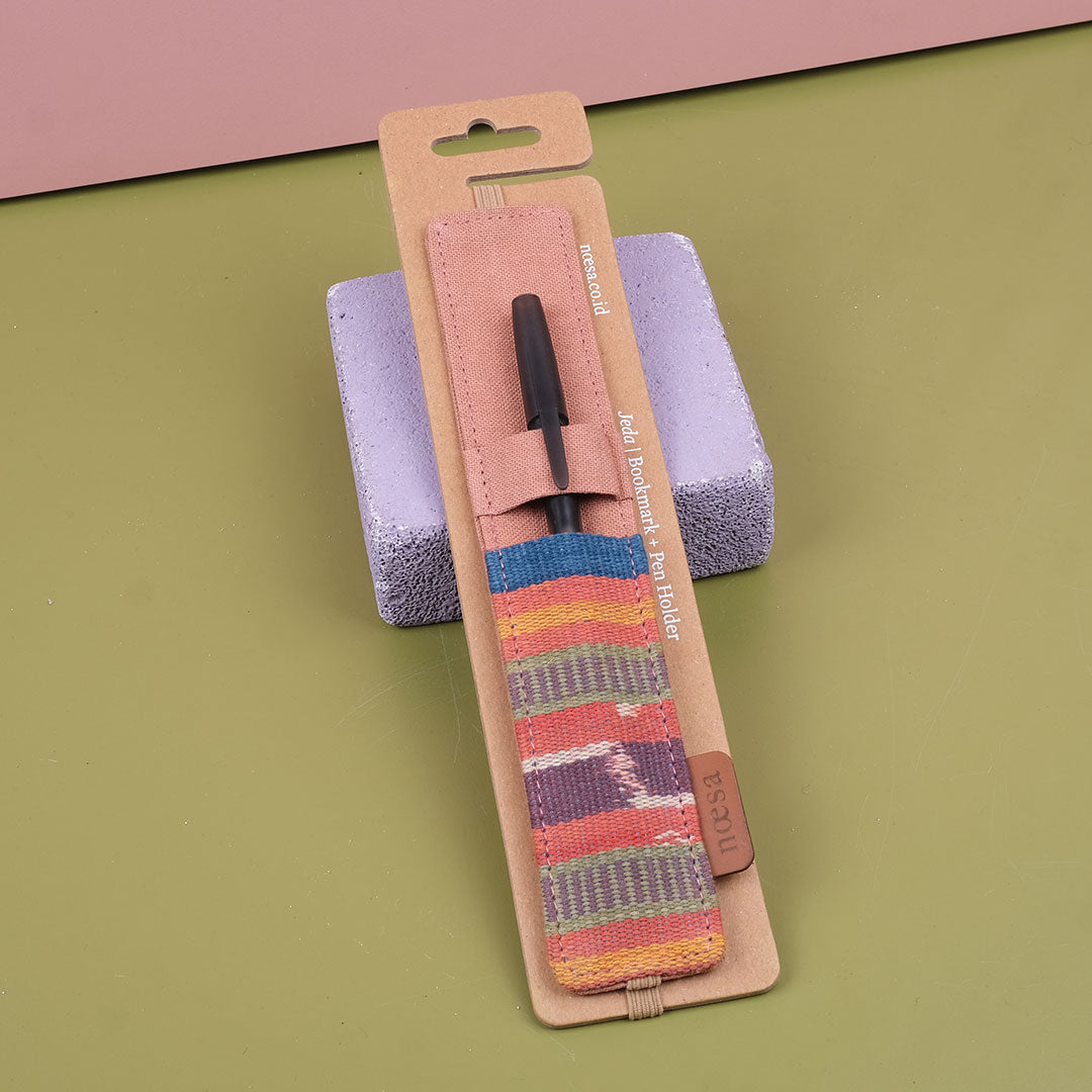 Jeda - Cloth Bookmark and Pen Holder | Noesa