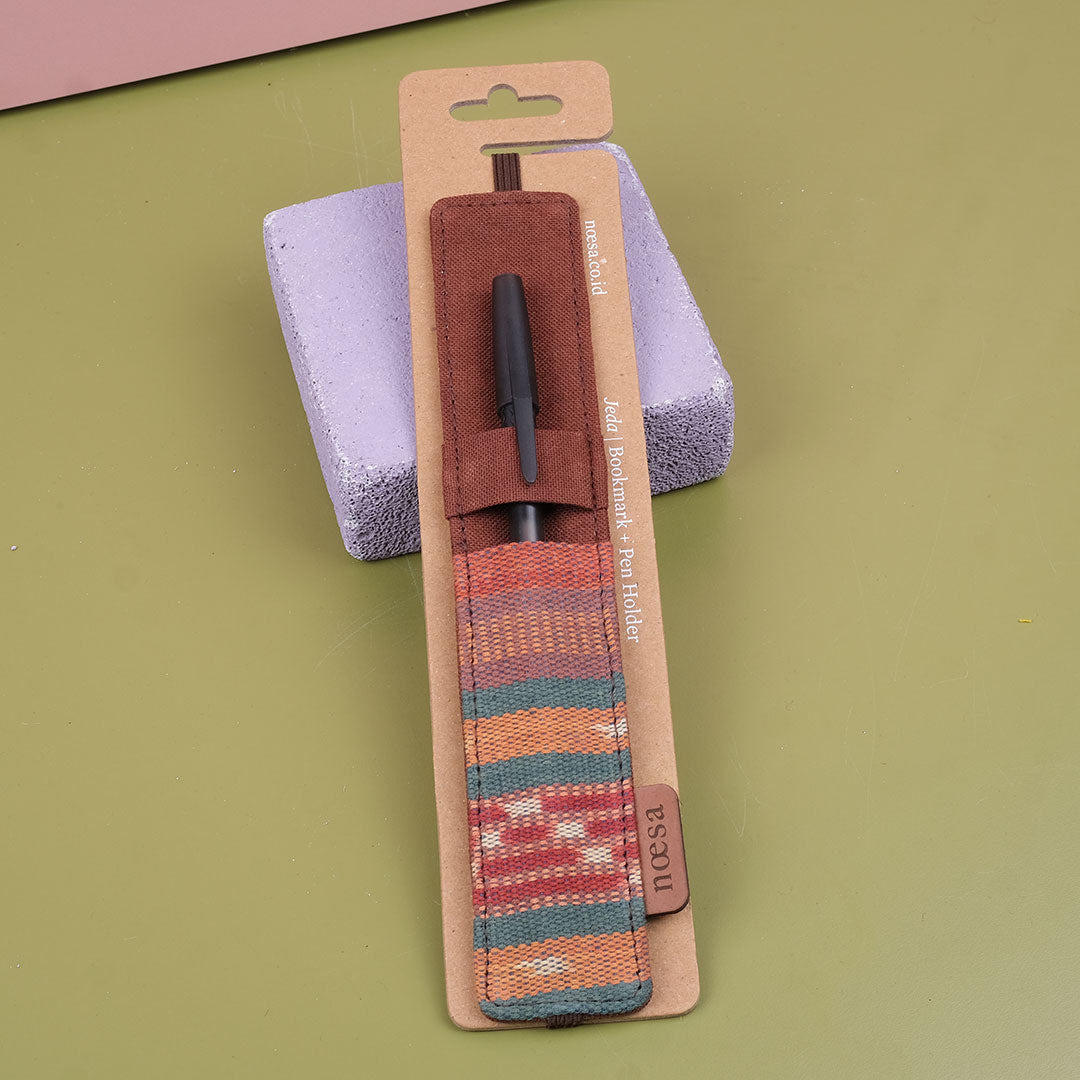 Jeda - Cloth Bookmark and Pen Holder | Noesa
