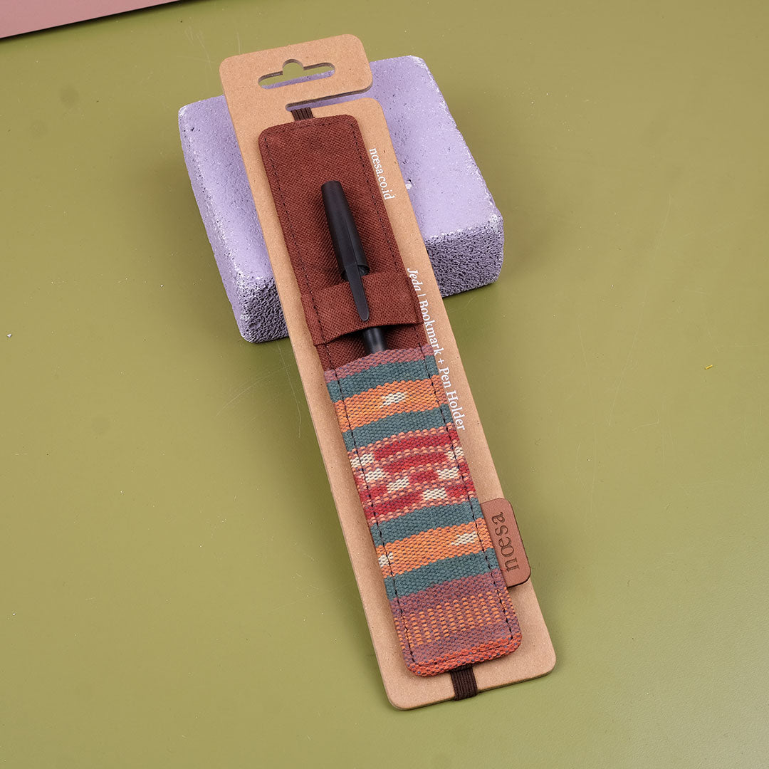 Jeda - Cloth Bookmark and Pen Holder | Noesa