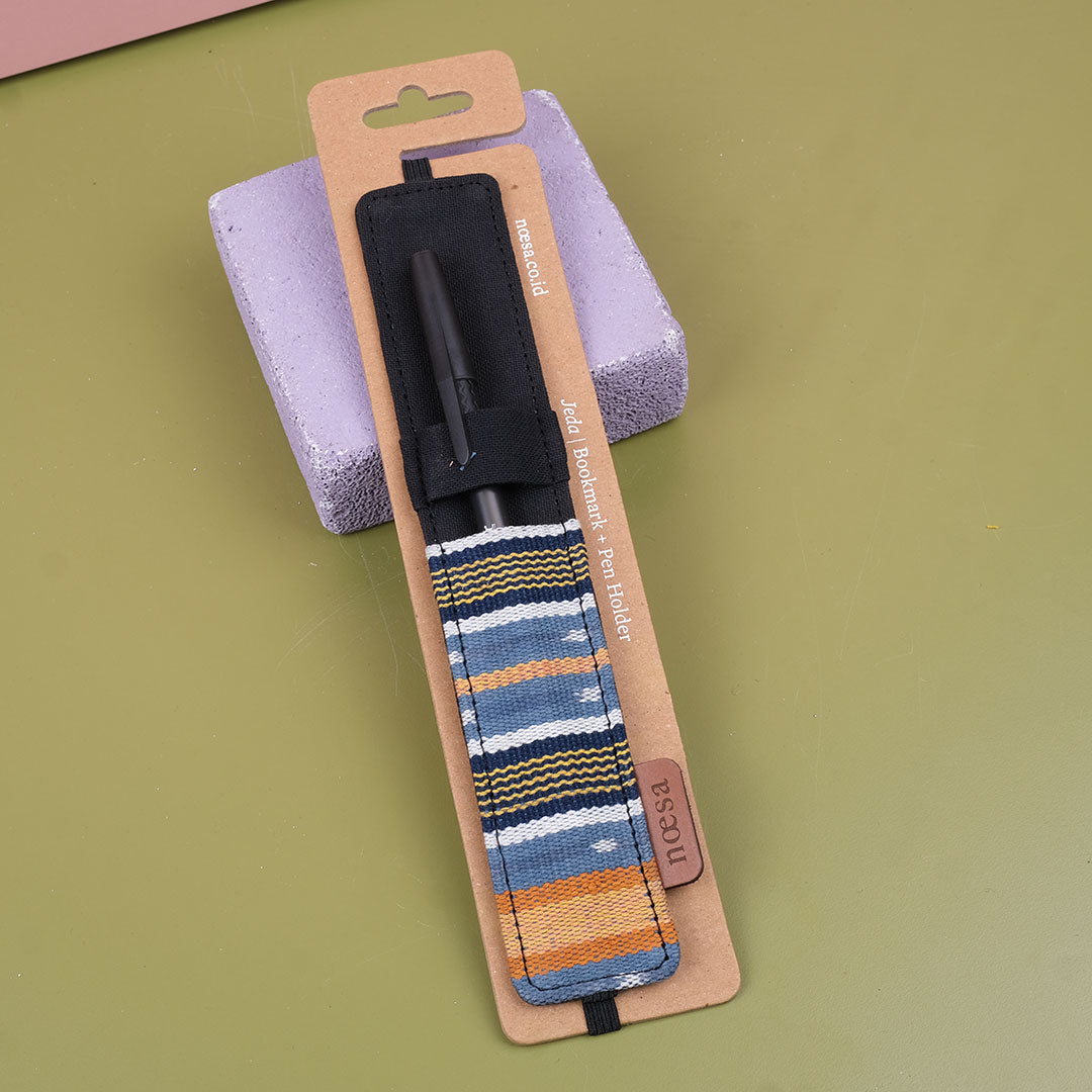 Jeda - Cloth Bookmark and Pen Holder | Noesa