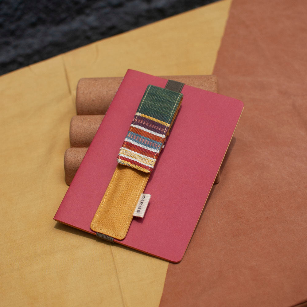 Jeda Rua - Cloth Bookmark and Pen Holder | Noesa