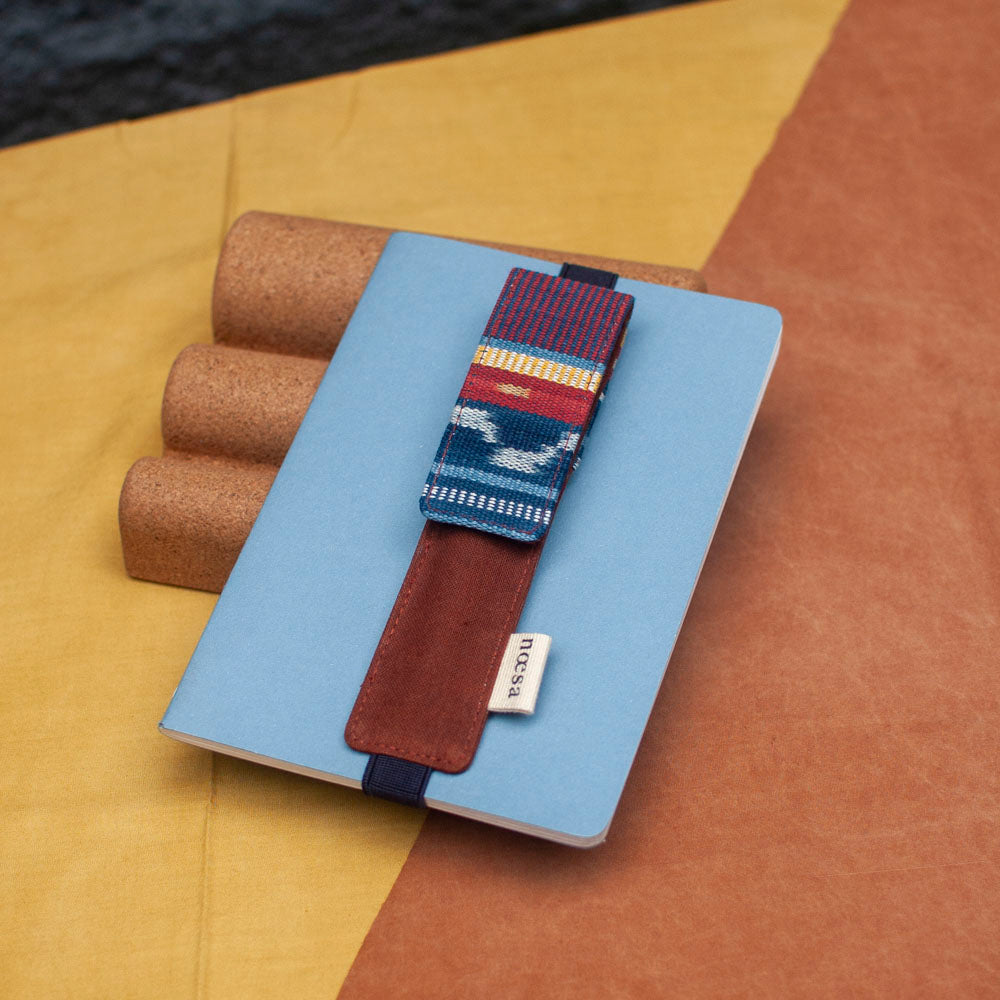 Jeda Rua - Cloth Bookmark and Pen Holder | Noesa