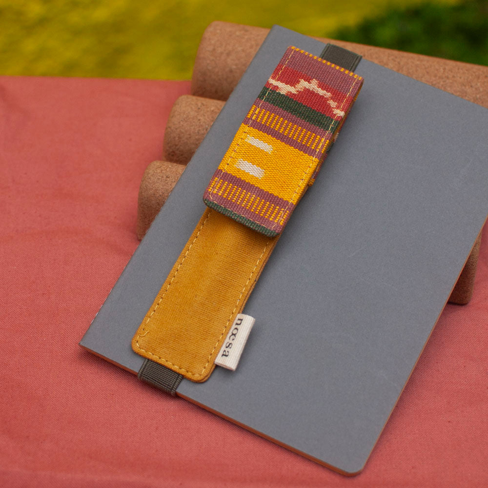 Jeda Rua - Cloth Bookmark and Pen Holder | Noesa
