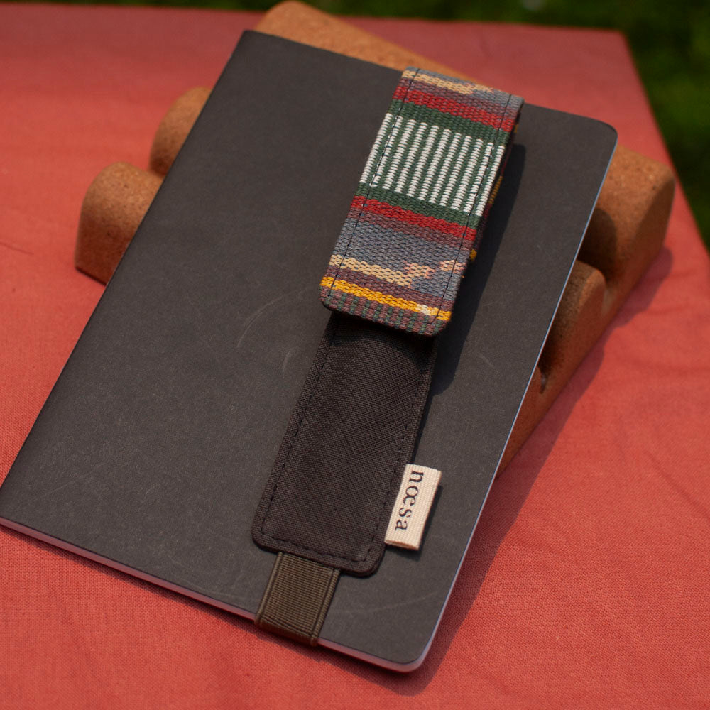 Jeda Rua - Cloth Bookmark and Pen Holder | Noesa
