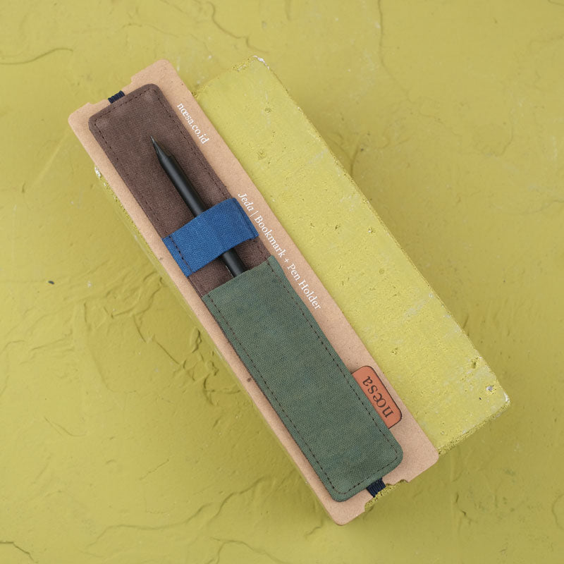 Jeda Polos Tilu - Cloth Bookmark and Pen Holder | Noesa