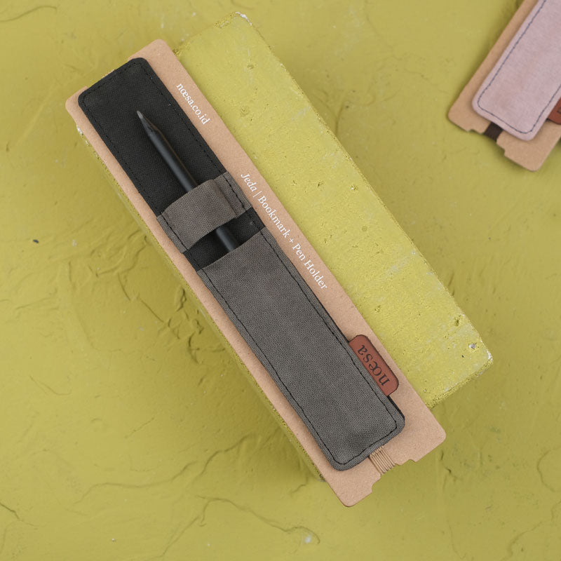 Jeda Polos Tilu - Cloth Bookmark and Pen Holder | Noesa
