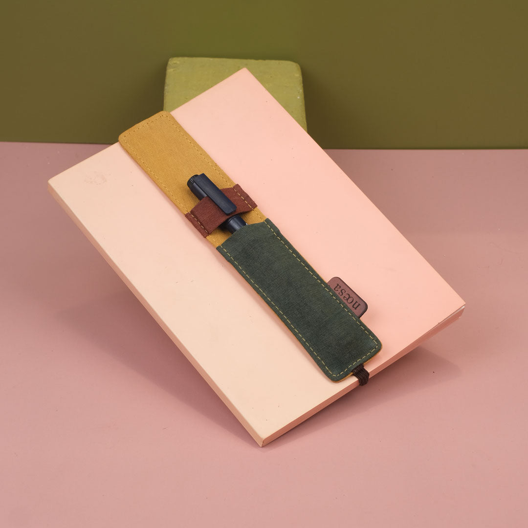 Jeda Polos Tilu - Cloth Bookmark and Pen Holder | Noesa