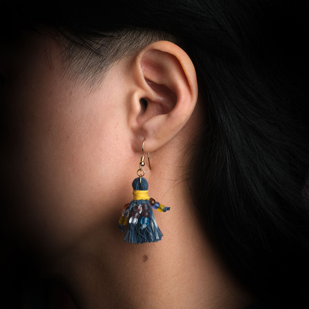 Earrings Tenun Ikat - Kunang | Noesa