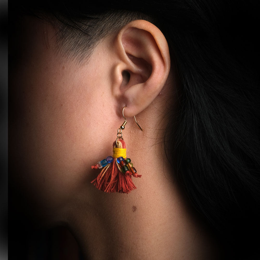 Earrings Tenun Ikat - Kunang | Noesa