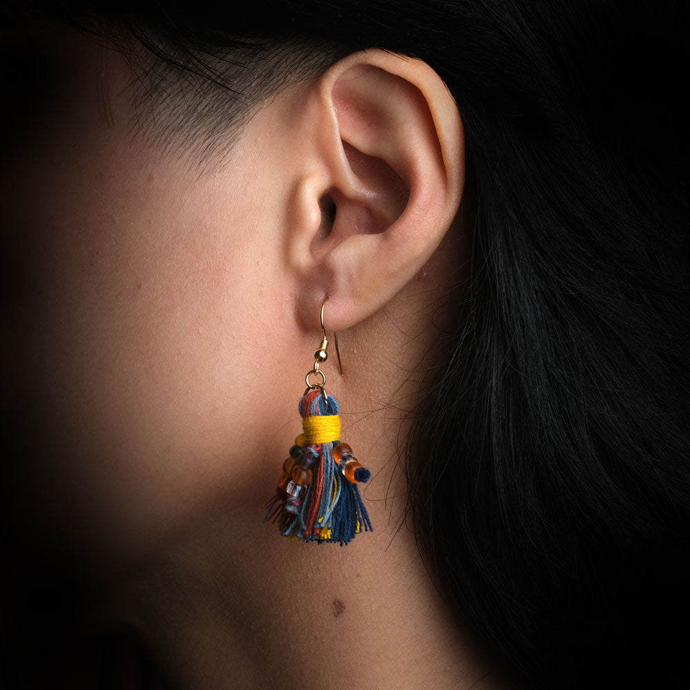 Earrings Tenun Ikat - Kunang | Noesa