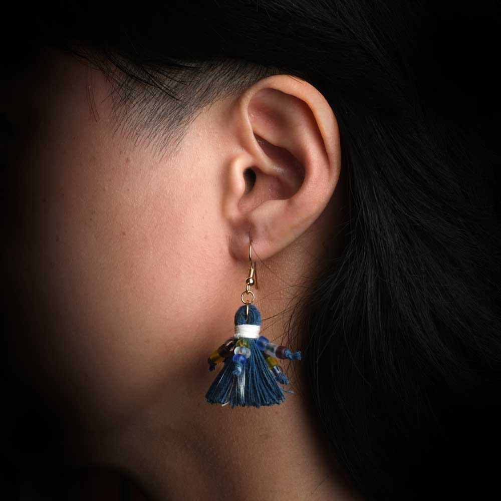 Earrings Tenun Ikat - Kunang | Noesa