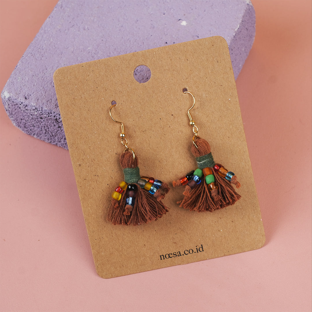 Earrings Tenun Ikat - Kunang | Noesa