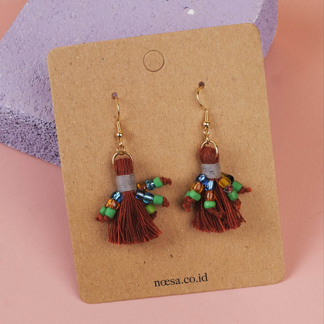 Earrings Tenun Ikat - Kunang | Noesa