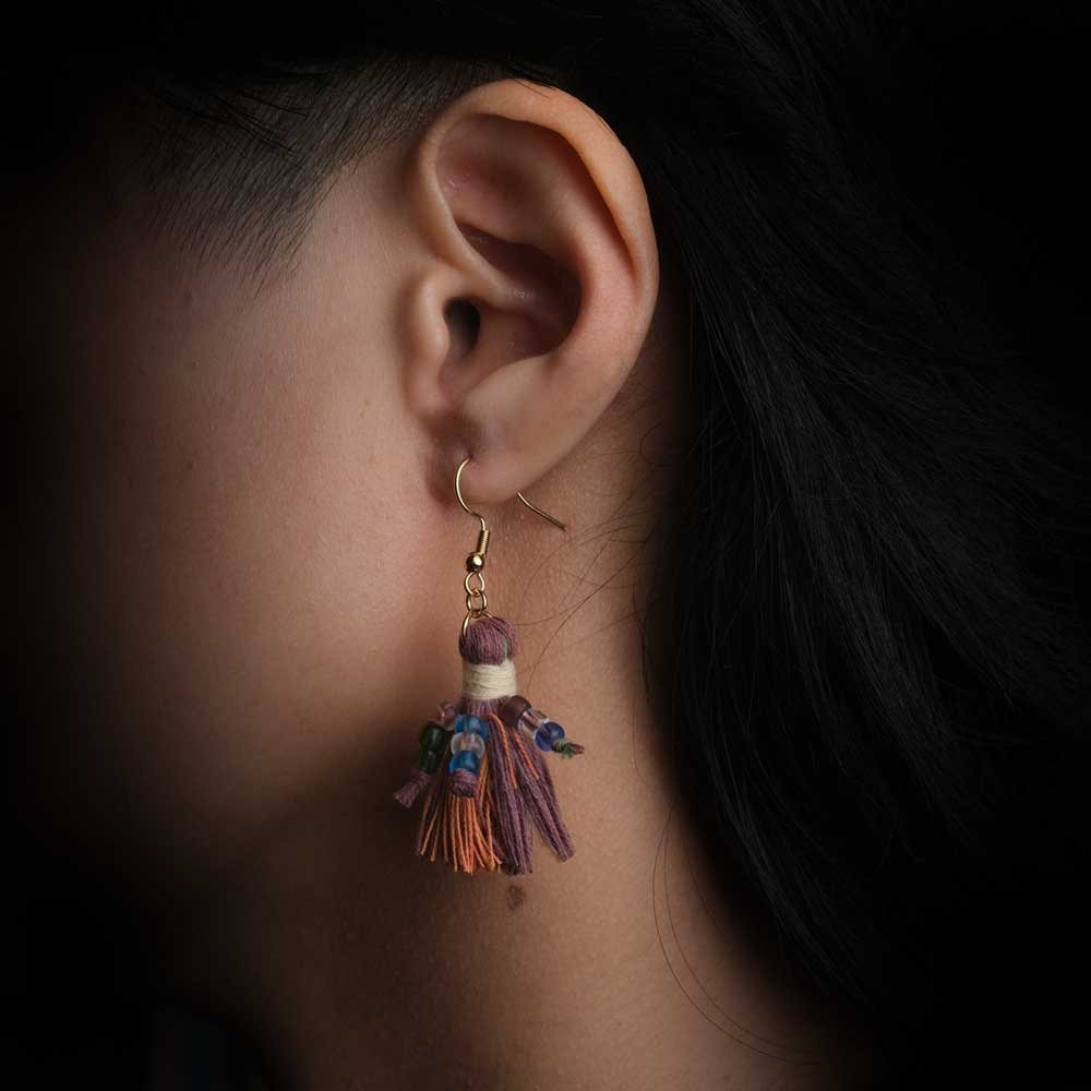 Earrings Tenun Ikat - Kunang | Noesa