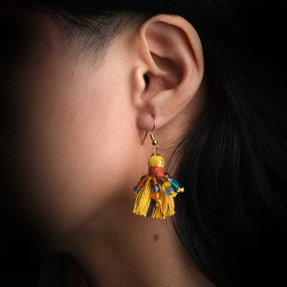 Earrings Tenun Ikat - Kunang | Noesa