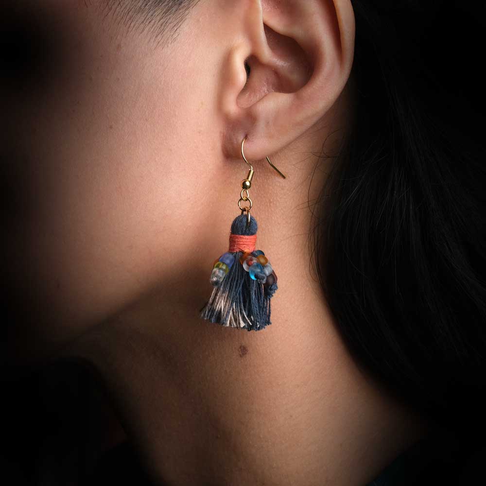 Earrings Tenun Ikat - Kunang | Noesa