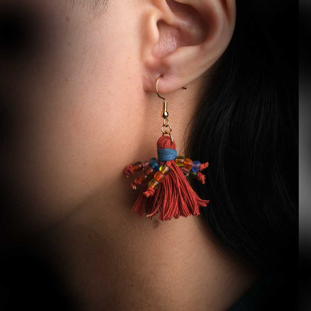Earrings Tenun Ikat - Kunang | Noesa