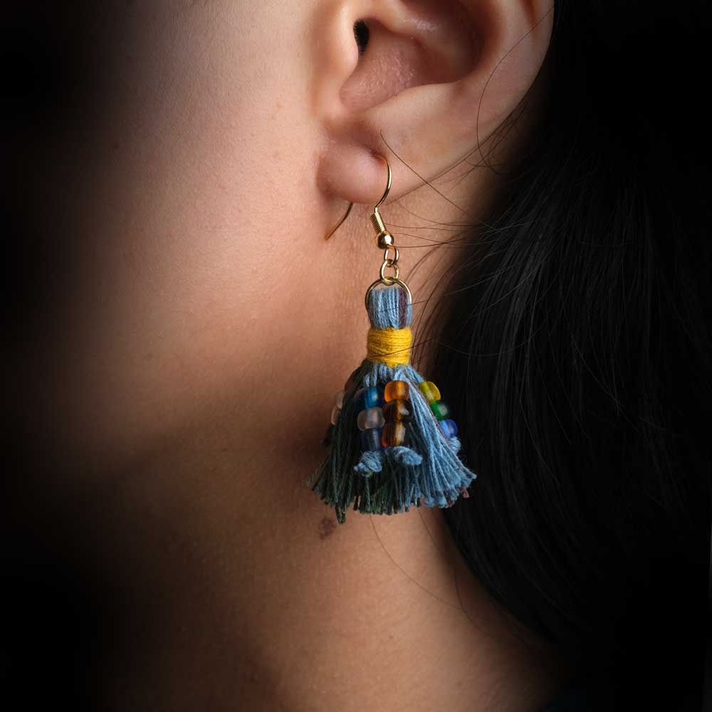 Earrings Tenun Ikat - Kunang | Noesa