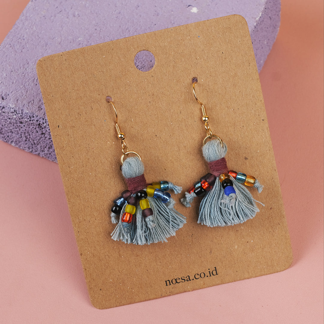 Earrings Tenun Ikat - Kunang | Noesa