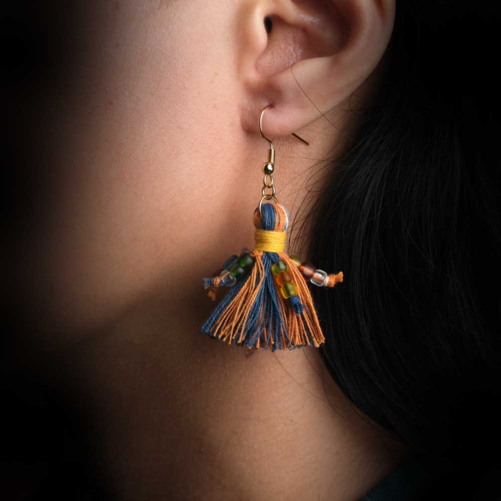 Earrings Tenun Ikat - Kunang | Noesa