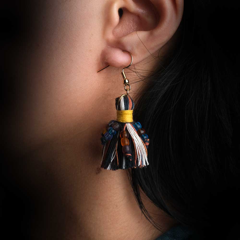 Earrings Tenun Ikat - Kunang | Noesa