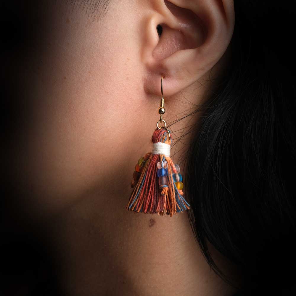 Earrings Tenun Ikat - Kunang | Noesa