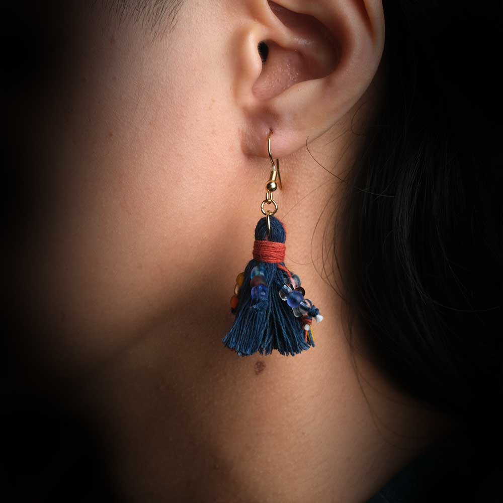 Earrings Tenun Ikat - Kunang | Noesa