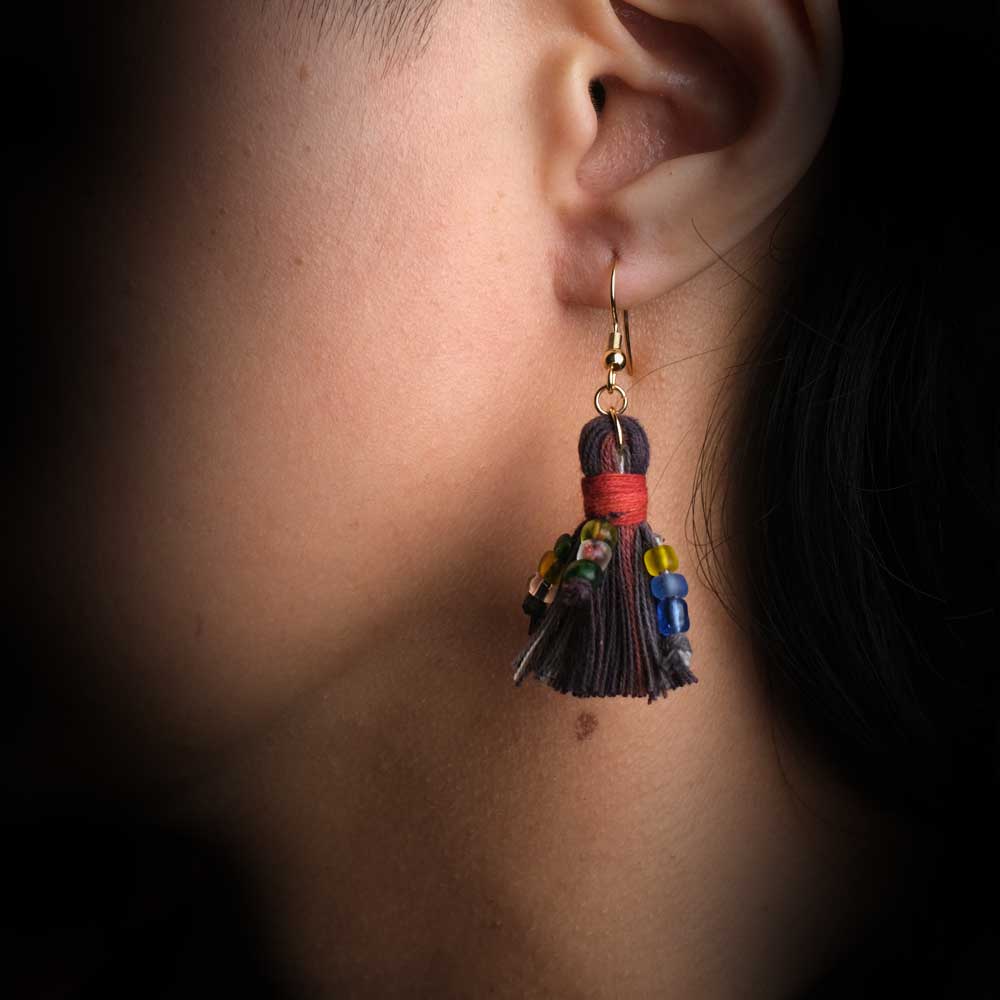 Earrings Tenun Ikat - Kunang | Noesa