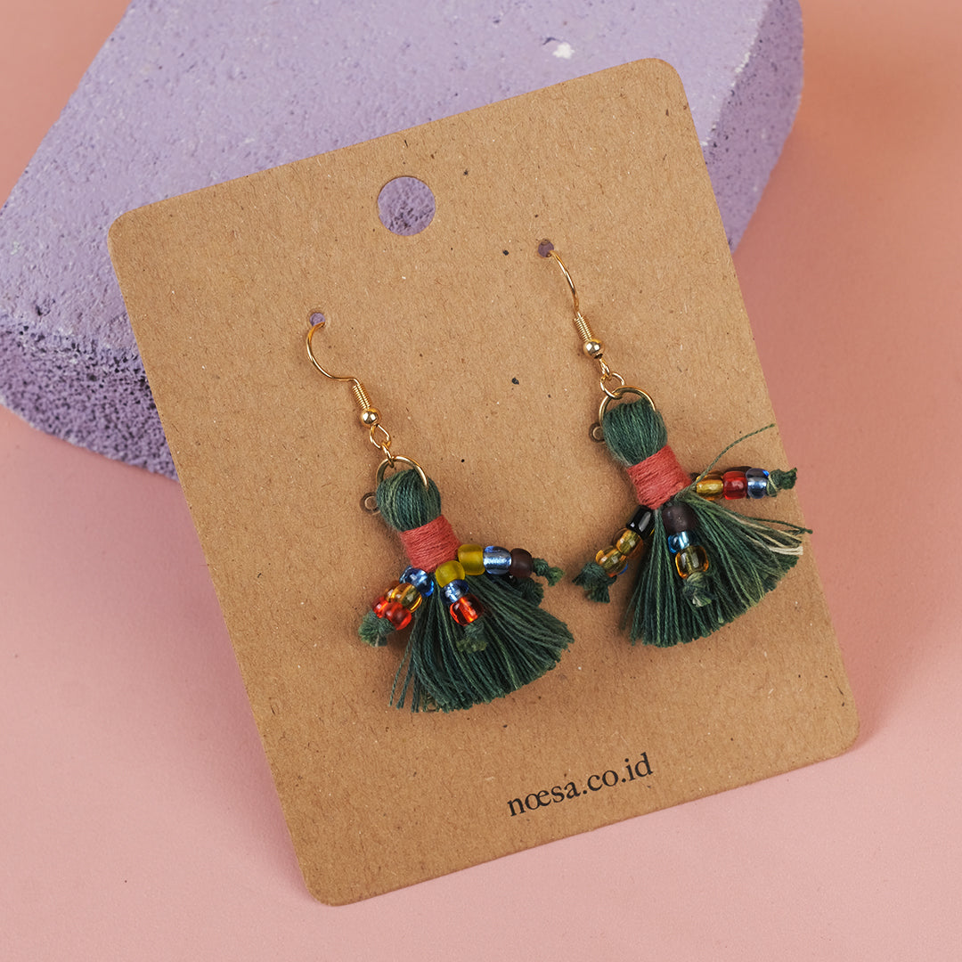 Earrings Tenun Ikat - Kunang | Noesa