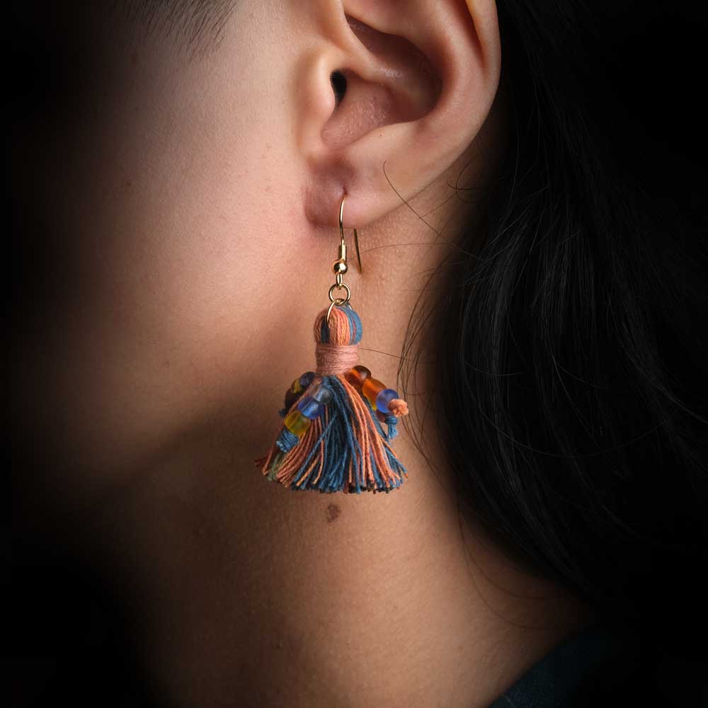 Earrings Tenun Ikat - Kunang | Noesa