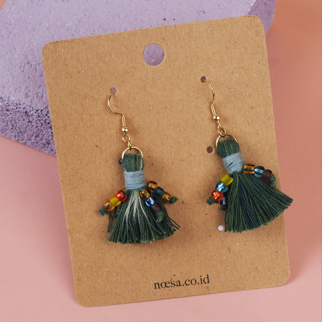 Earrings Tenun Ikat - Kunang | Noesa